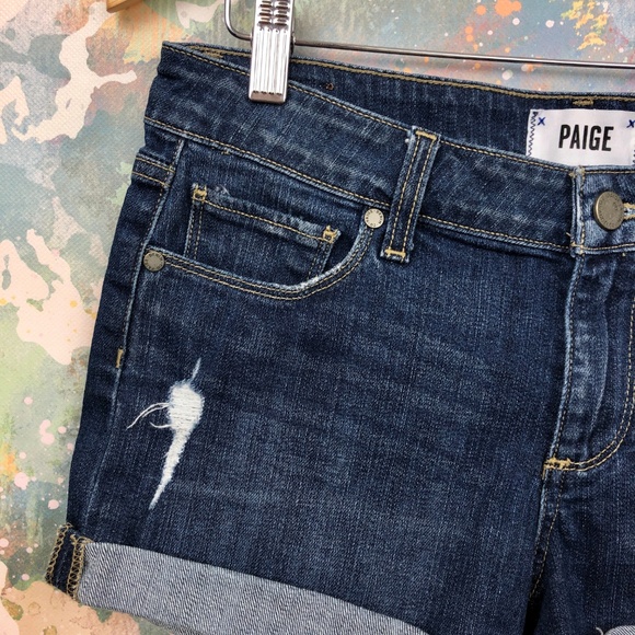 Paige Cuffed Jimmy Jimmy Shorts Size 26 - Picture 2 of 8